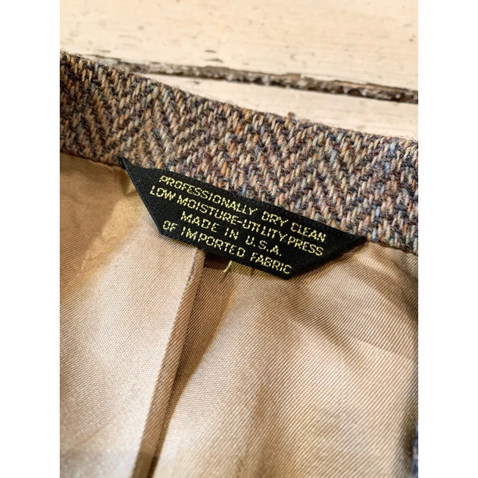 80s STAFFORD HARRIS TWEED JACKET TAILORED IN US 80s STAFFORD HARRIS TWEED JACKET TAILORED IN US