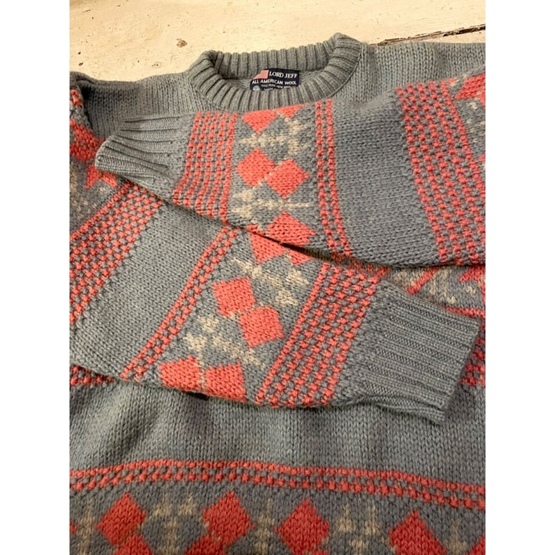 80s LORD JEFF WOOL KNIT MADE IN USA 🇺🇸 Size M |