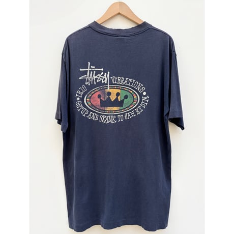 80s STUSSY "BLACK LABEL" Tee MADE IN USA 🇺🇸 Size L