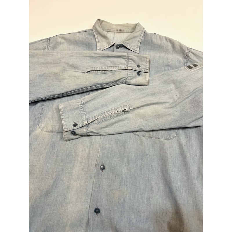 50s US NAVY CHAMBRAY SHIRT Size 16 1/2 | KORDS