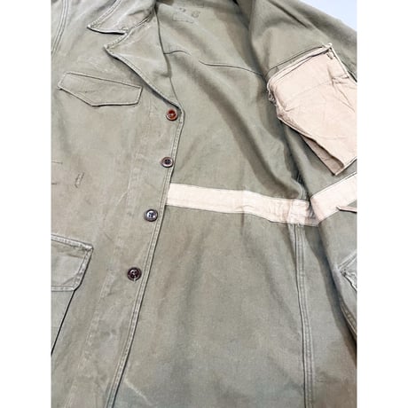 50s FRENCH ARMY M-47 FIELD JACKET "EARLY MODEL" Size 26 (XL程 )