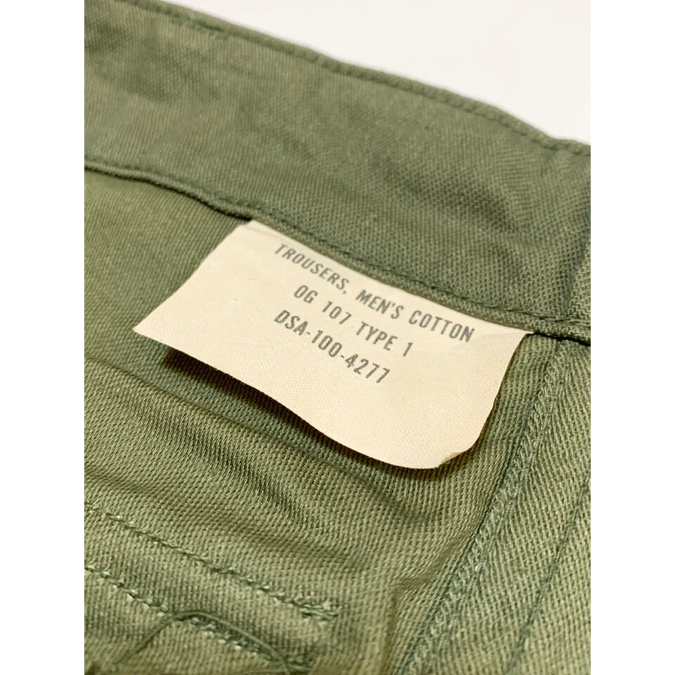 70's 米軍実物 ベイカーパンツ　SATEEN, 0G-107 us army 70's 米軍実物 ベイカーパンツ SATEEN, 0G-107 us army 70s