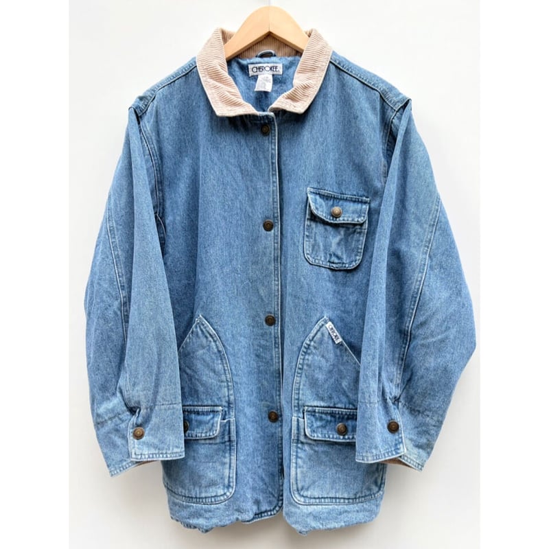 90’s CHEROKEE デニムジャケット　アウター　M 90s CHEROKEE DENIM FIELD JACKET Size BOYS XL |