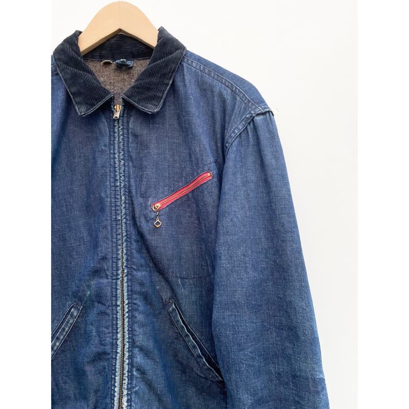 ジャケット・アウター 1950s vintage euro denim work jacket 40s-50s Denim Jacket Work Jacket Euro Work | Mercari