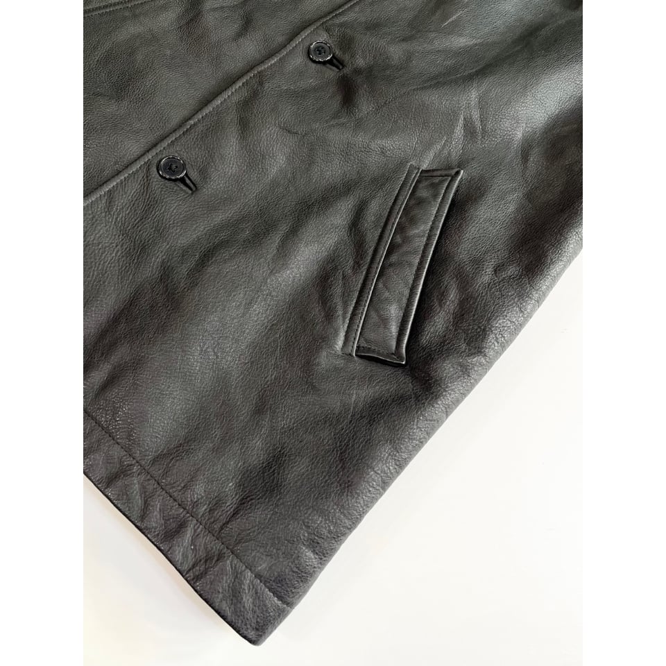 90s GAP LEATHER CARCOAT Size S | KORDS