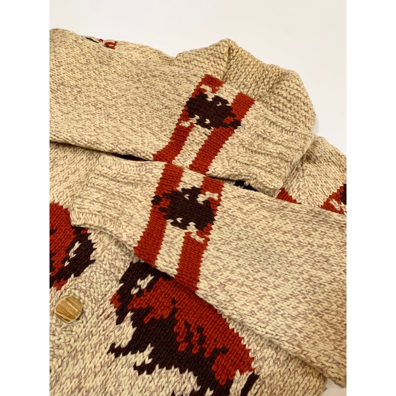 60s Cowichan Sweater カウチンニット　キャンピングカー 60's Cowichan sweater HAND MADE 60年代 カウチンニット