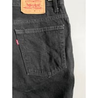 90s Levi’s 512 BLACK DENIM MADE IN USA 🇺🇸 Size 13M (W30L31)