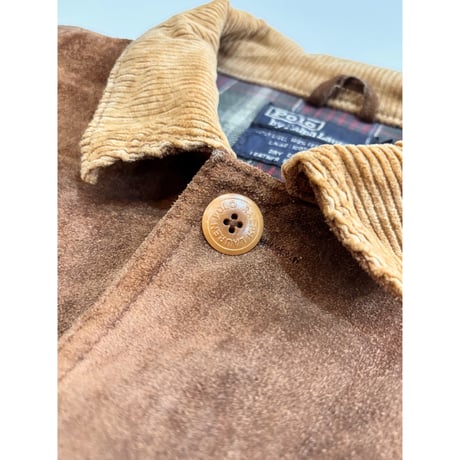 90s Ralph Lauren SUEDE HUNTING JACKET Size L