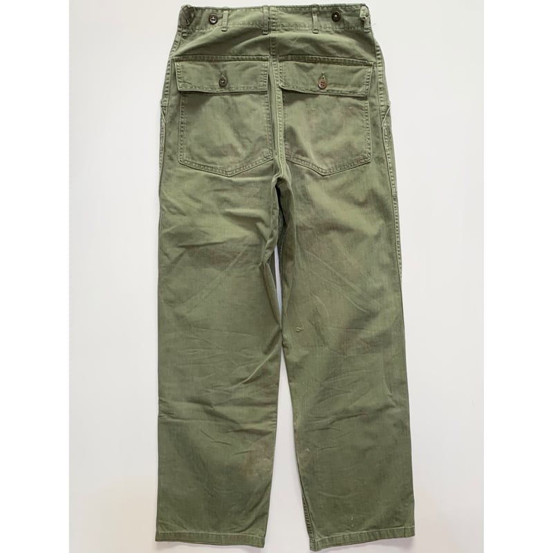 50s US ARMY M-47 HBT BAKER PANTS Size W29L30.5 