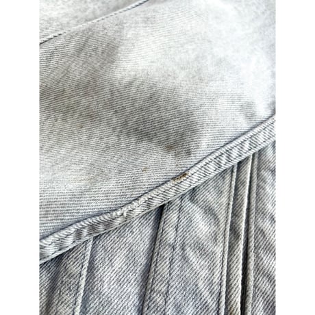 〜90s Levi’s 70507 "CHEMICAL WASH "GRAY DENIM JACKET MADE IN USA 🇺🇸 Size S