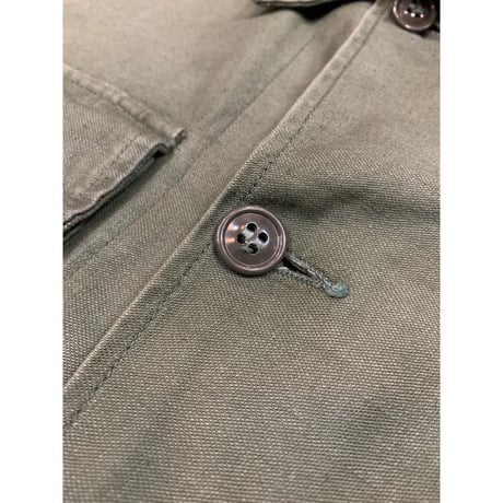 60s US ARMY "1st MODEL" OG107 UTILITY SHIRT Size MEDIUM