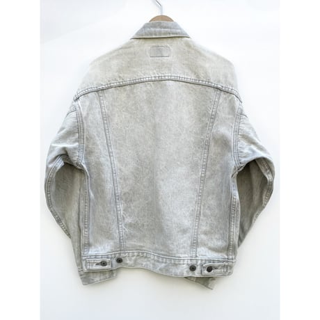 〜90s Levi’s 70507 "CHEMICAL WASH "GRAY DENIM JACKET MADE IN USA 🇺🇸 Size S