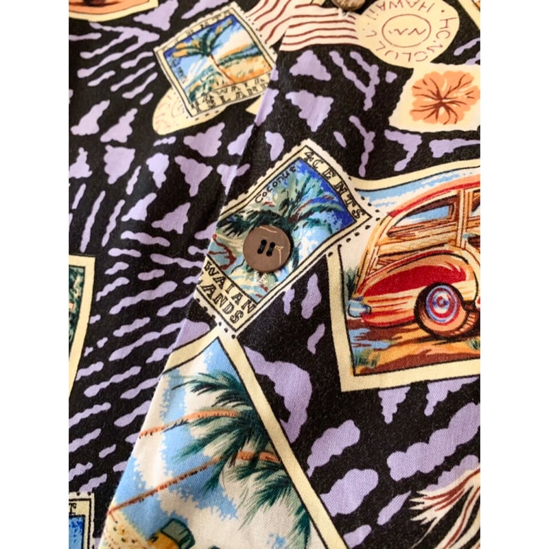 【Reyn Spooner × JOE KEALOHA’S 】アロハシャツM Vtg DEADSTOCK Reyn Spooner Joe Kealoha Hawaiian Shirt Made