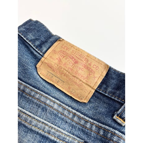 70s Levi’s 517 "SINGLE" BOOT CUT DENIM MADE IN USA 🇺🇸 Size W32L32→W32L31
