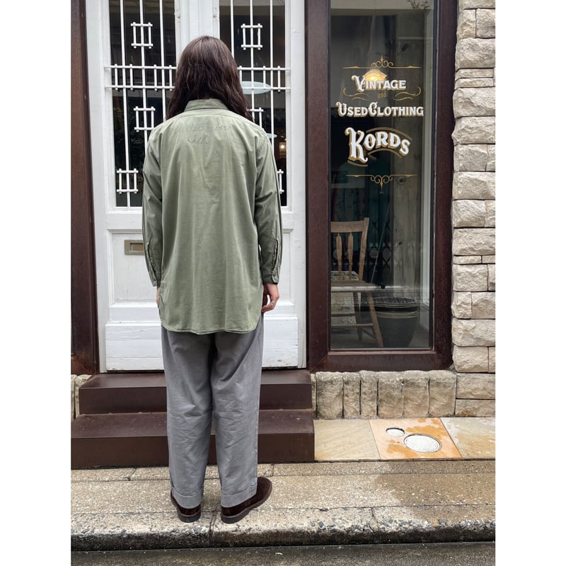 トップス US.NAVY N-3 Poplin L/S Shirt BIGYANK トップス US.NAVY N-3