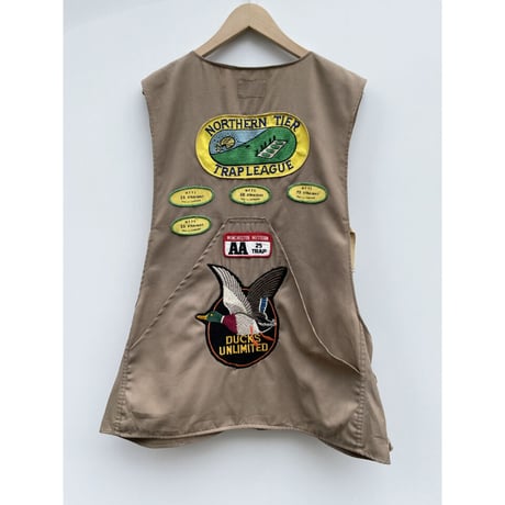 60〜70s BOB ALEEN "Gun Clab" SHOOTING VEST Size L