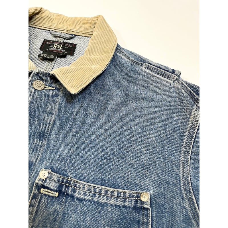 90s RRL DENIM WORK JACKET MADE IN USA🇺🇸 Size S 90s RRL DENIM WORK JACKET MADE IN USA🇺🇸 Size S