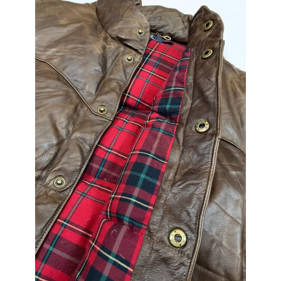 90s Ralph Lauren LEATHER DOWN VEST Size XXL | K 90s Ralph Lauren LEATHER DOWN VEST Size XXL | K