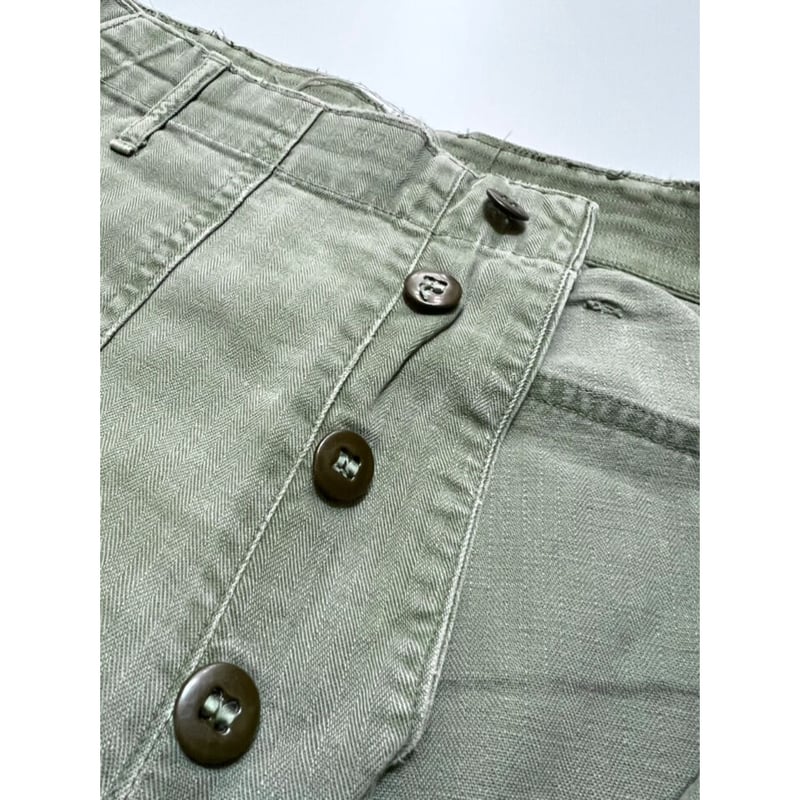 50s US ARMY M-47 HBT BAKER PANTS Size W30L25 |