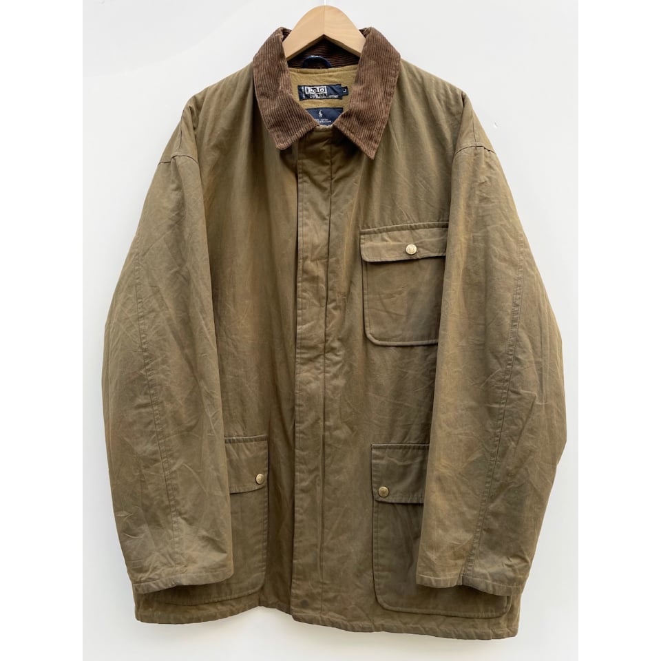 90s Ralph Lauren OILED FIELD JACKET Size L | KORDS
