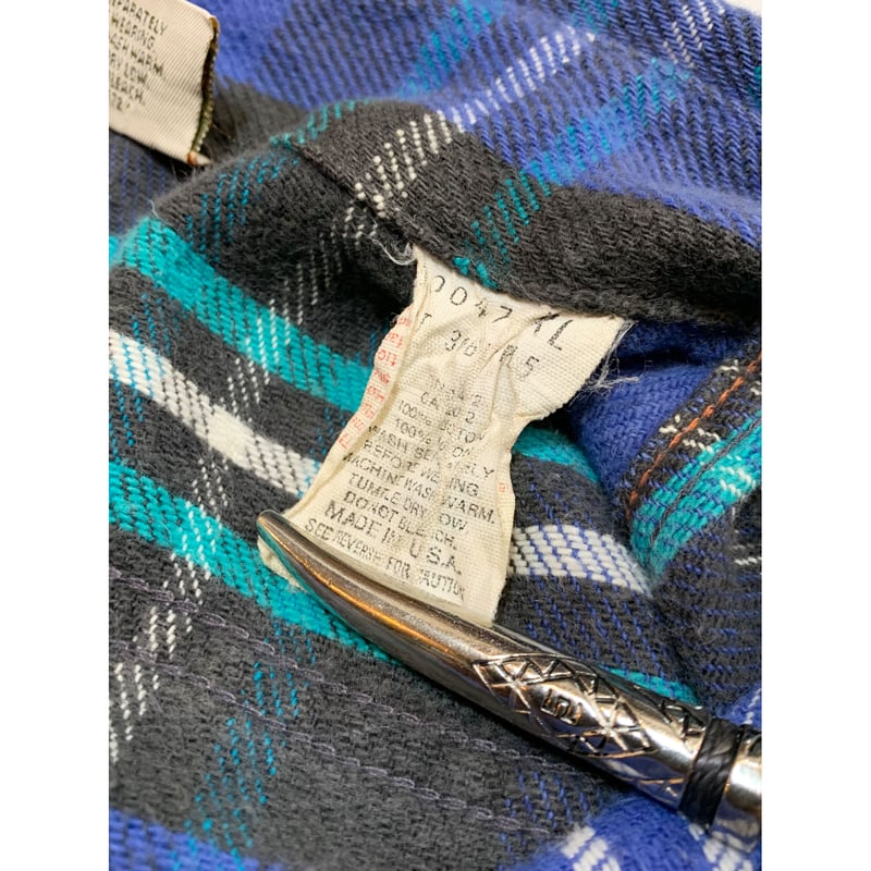 90s FIVE BROTHER FLANNEL SHIRT MADE IN USA 🇺🇸 S