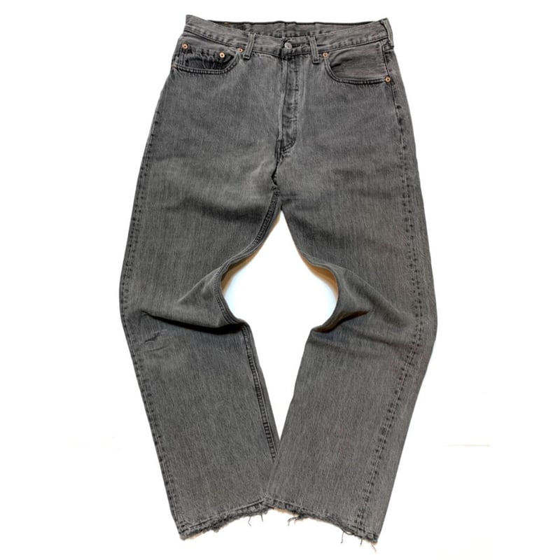 90s Levi's 501-0145 BLACK DENIM PANTS MADE IN U
