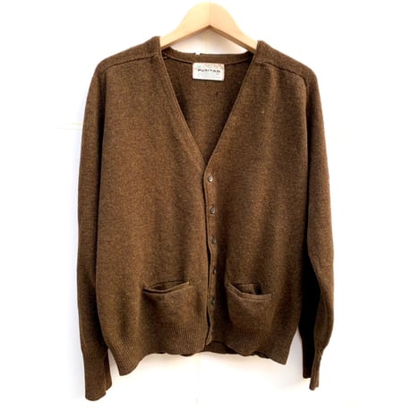 60s PURITAN LAMBS WOOL CARDIGAN MADE IN USA 🇺🇸 Size XL