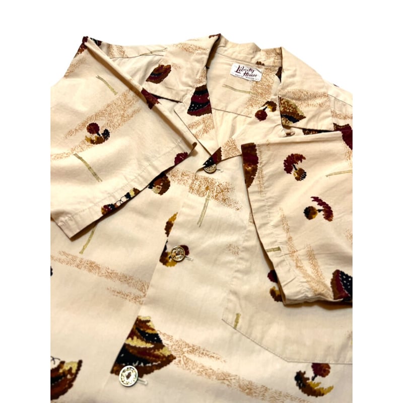 60s LIBERTY HOUSE S/S HAWAIIAN SHIRT Size M程 |