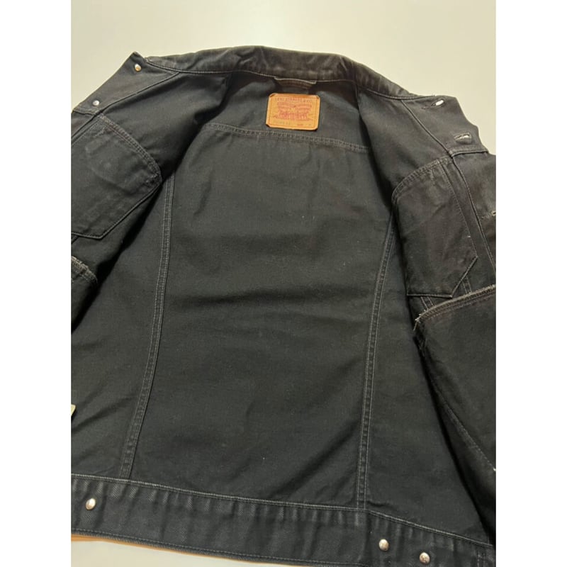 80s Levi's 70503-02 BLACK DENIM JACKET Size M | 80s Levi's 70503-02 BLACK DENIM JACKET Size M |