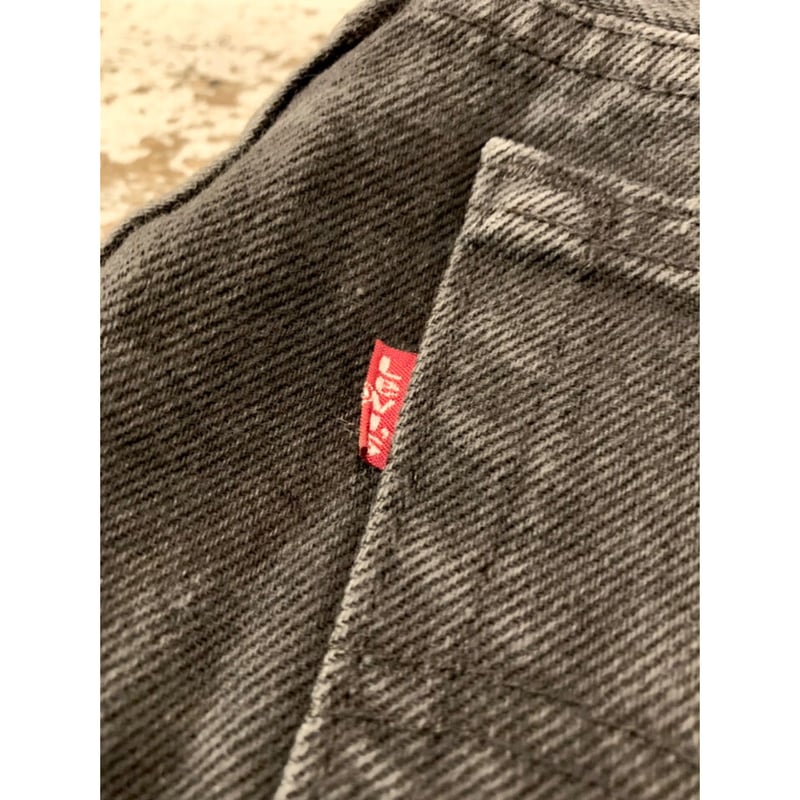 80s Levi's 501-0660 BLACK DENIM PANTS MADE IN U