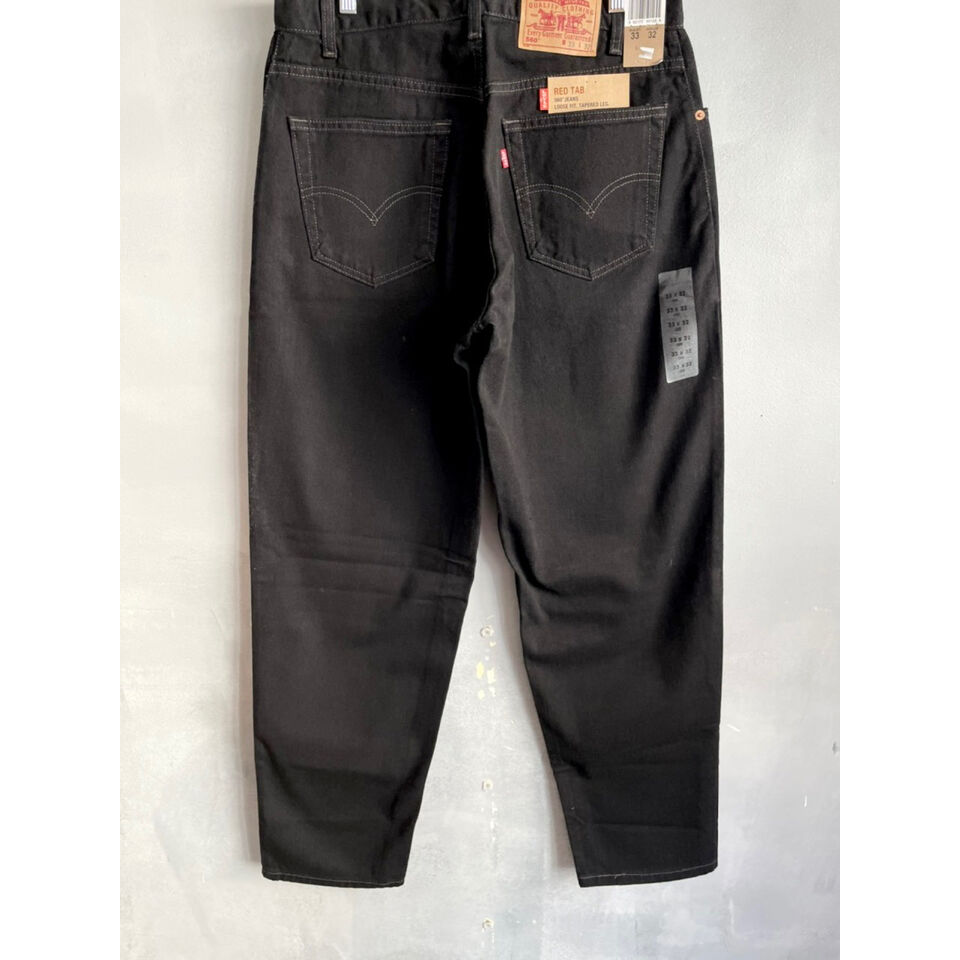 デッドストックLevi's ブラックデニム31×32 90s カナダ製 Levi'sリーバイス 634 ブラック デニムパンツ w36