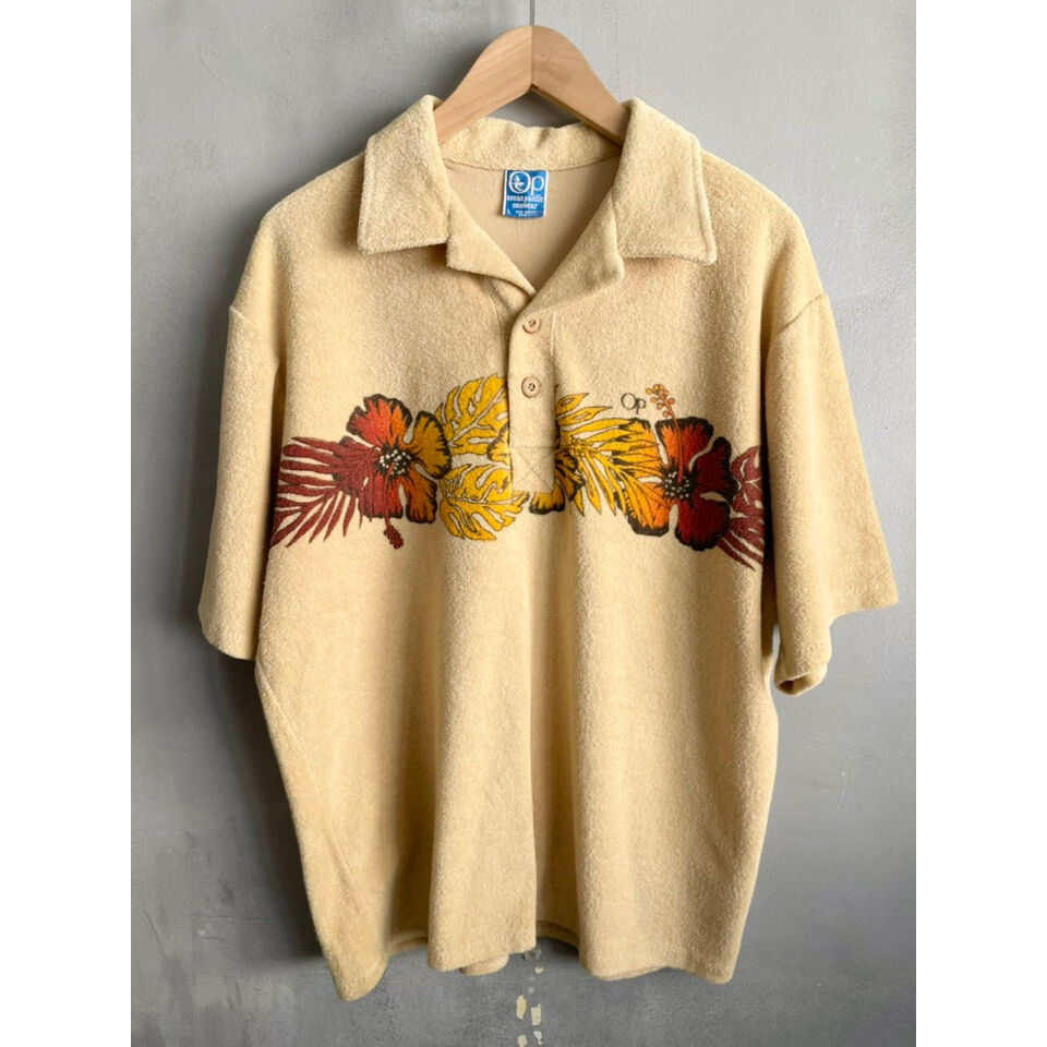 70s vintage ポロシャツ 70s VINTAGE ニットポロ ネイビー