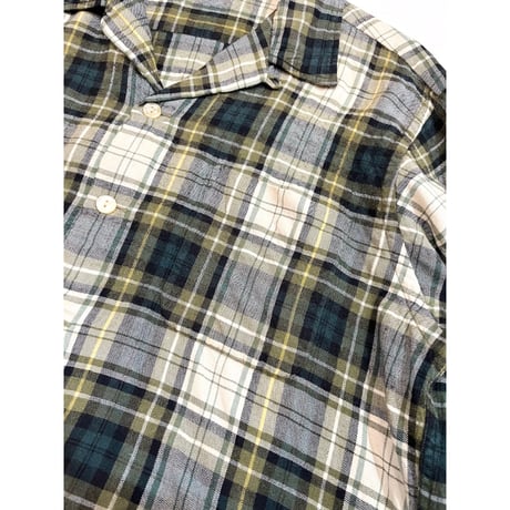 60s OPEN COLLAR SHIRT Size L程