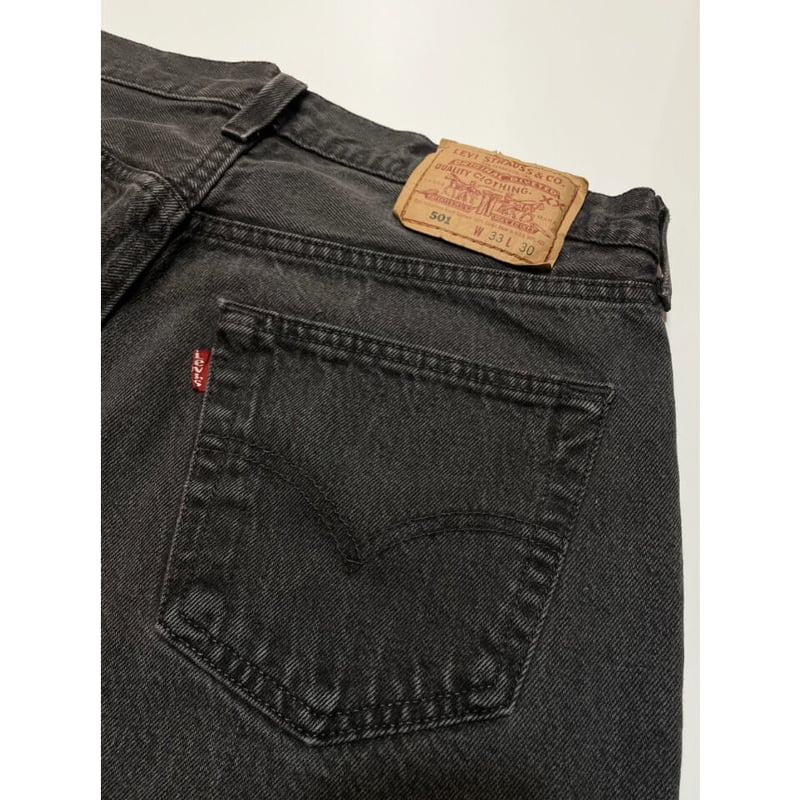 90s Levi's 501-0660 BLACK DENIM PANTS MADE IN U