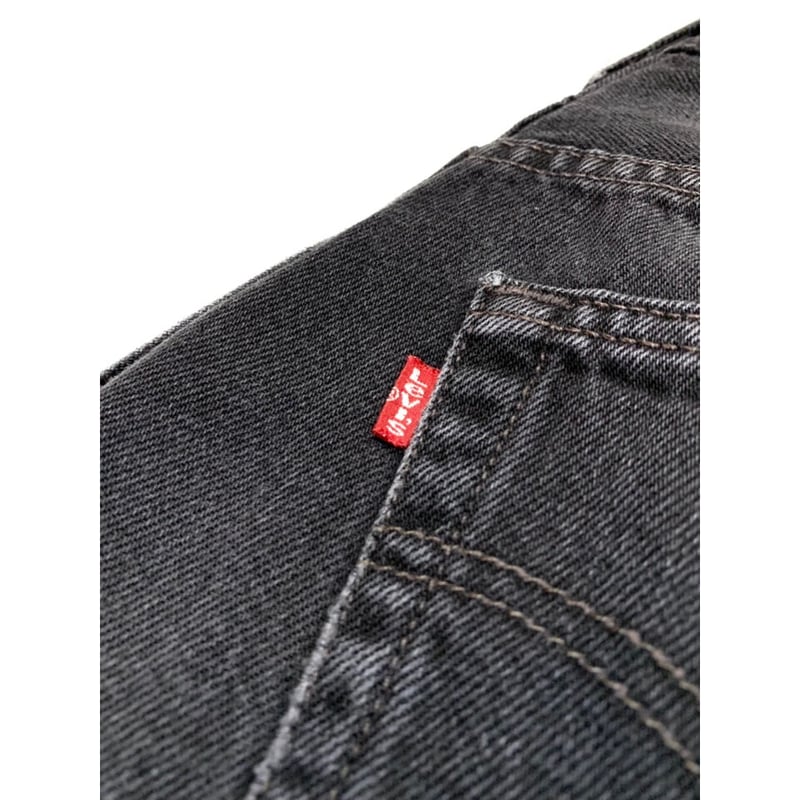 90s Levi's 501-0660 BLACK DENIM PANTS MADE IN U