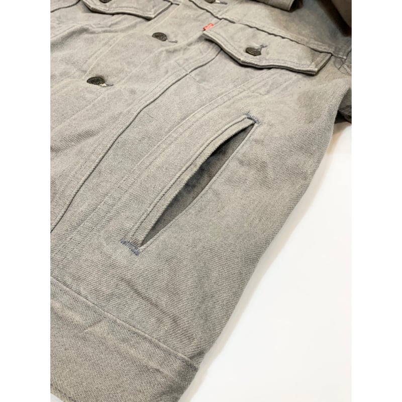 80s Levi's 70506 GRAY DENIM JACKET MADE IN USA