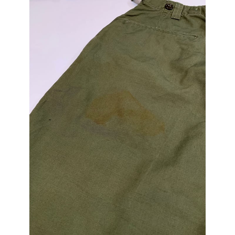 40s US ARMY M-45 FIELD PANTS Size W30L30→W30L29 40s US ARMY M-45 FIELD PANTS Size W30L30→W30L29