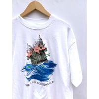 90s "DEAD STOCK"  THE U.S.S. BOONDOGGLE Art Tee MADE IN USA 🇺🇸 Size XL