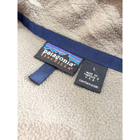90s Patagonia SYNCHILLA FULLZIP FLEECE JACKET MADE IN USA 🇺🇸 Size L