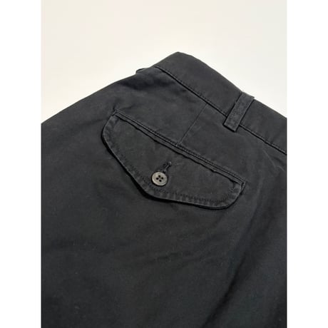 90s Ralph Lauren "Black" CHINO PANTS Size W36L32→W35.5L31.5