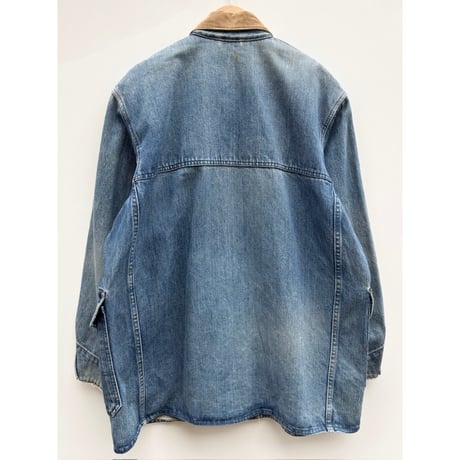 90s Ralph Lauren DENIM FIREMAN COAT Size M