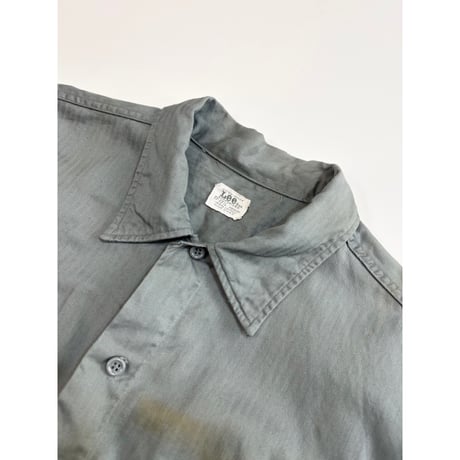 60s Lee "HBT" WORK SHIRT MADE IN USA 🇺🇸 Size 17〜17 1/2