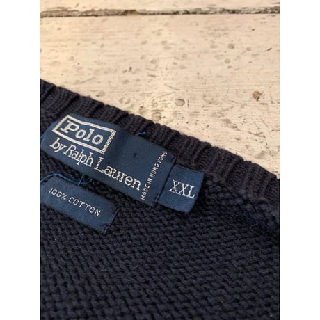 90s Ralph Lauren COTTON  KNIT  Size XXL