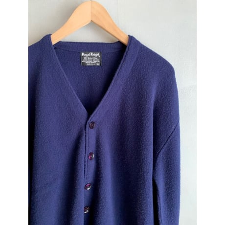 70s ROYAL KNIGHT ACRLYIC CARDIGAN  MADE IN USA 🇺🇸 Size XL