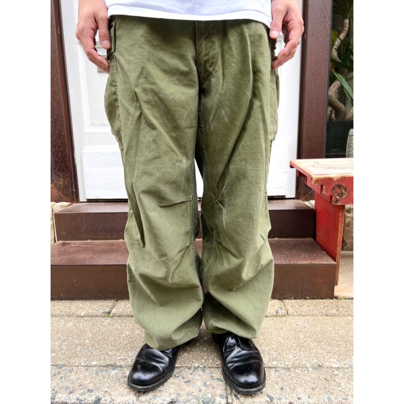 50s 実物 usarmy M-51 field pants L/M m51 50s U.S.Army M-51 Field Pants | VOSTOK
