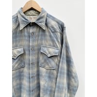 70’s McGREGOR ombre check shirt 60s McGREGOR 