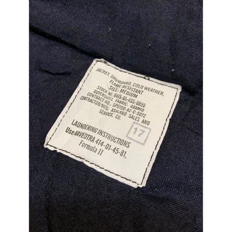 00s US NAVY SHIPBOARD JACKET Size MEDIUM