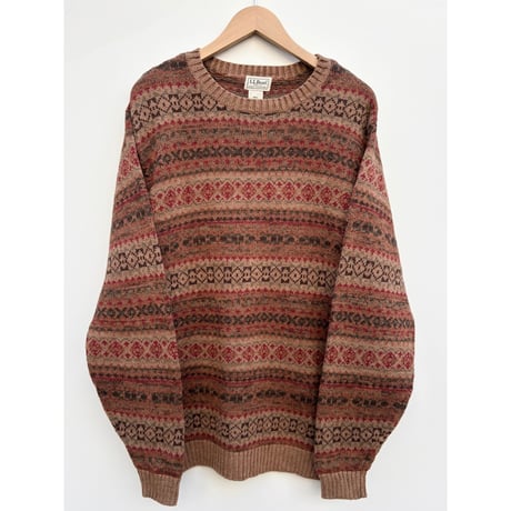 00s L.L.Bean COTTON KNIT Size L