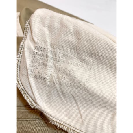 50s US ARMY KHAKI TROUSERS Size W31L29
