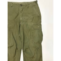 60s US AMRY Jungle Fatigue PANTS "4th TYPE" Size MEDIUM-REGULAR
